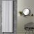 Redroom SuperNovar Single Panel Designer Vertical Radiator 1800mm H x 592mm W - White