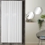 Redroom SuperNovar Double Panel Designer Vertical Radiator 1800mm H x 444mm W - White