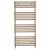 Redroom TT Designer Heated Towel Rail 1035mm H x 496mm W - Quartz Beige