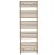 Redroom TT Designer Heated Towel Rail 1355mm H x 596mm W - Quartz Beige