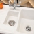 Reginox Ceramic 1.5 Bowl Inset Kitchen Sink 1010mm L x 525mm W with Waste - White