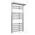 Reina Alento Polished Stainless Steel Designer Heated Towel Rail