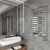 Reina Alento Polished Stainless Steel Designer Heated Towel Rail