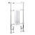 Reina Alicia Radiator Heated Towel Rail 952mm H x 479mm W White/Chrome