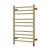 Reina Arnage Dry Electric Heated Towel Rail 800mm H x 500mm W - Brushed Brass