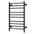 Reina Arnage Dry Electric Heated Towel Rail 800mm H x 500mm W - Matt Black | Thumbnail Image