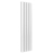 Reina Belva Double Vertical Aluminium Radiator 1800mm H x 412mm W White
