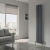 Reina Caldaro Single Vertical Aluminium Radiator 1800mm H x 245mm W - Anthracite | Thumbnail Image