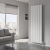 Reina Caldaro Single Vertical Aluminium Radiator 1800mm H x 620mm W - White | Thumbnail Image