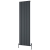 Reina Caldaro Single Vertical Aluminium Radiator 1800mm H x 495mm W - Anthracite | Thumbnail Image