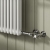 Reina Camden Radiator Heated Towel Rail 505mm H x 675mm W White/Chrome