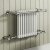 Reina Camden Chrome/White Radiator Towel Rail