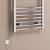 Reina Capo Curved Chrome Electric Towel Rail 1600mm High x 500mm Wide (Standard Element) | Thumbnail Image