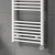 Reina Capo White Electric Towel Rail 800mm High x 600mm Wide (+ White Mini Round Element) | Thumbnail Image