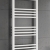 Reina Capo Straight Heated Towel Rail 1800mm H x 500mm W - White