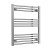 Reina Capo Straight Heated Towel Rail 800mm H x 600mm W Chrome