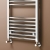 Reina Capo Curved Heated Towel Rail 1200mm H x 400mm W Chrome