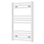 Reina Capo White Electric Towel Rail 800mm High x 500mm Wide (+ Chrome Thermostatic Touch Element)