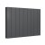 Reina Casina Double Horizontal Aluminium Radiator 600mm H x 850mm W Anthracite