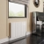 Reina Casina Double Horizontal Aluminium Radiator 600mm H x 850mm W White