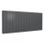Reina Casina Double Horizontal Aluminium Radiator 600mm H x 1420mm W Anthracite