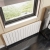 Reina Casina Double Horizontal Aluminium Radiator 600mm H x 1230mm W White