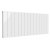Reina Casina Double Horizontal Aluminium Radiator 600mm H x 1420mm W White