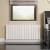 Reina Casina Single Horizontal Aluminium Radiator 600mm H x 1420mm W White | Thumbnail Image