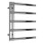 Reina Celico Designer Towel Rail 592mm H x 500mm W Polished Stainless Steel