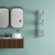 Reina Claro Designer Heated Towel Rail 900mm H x 300mm W Chrome