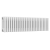 Reina Colona 4 Column Horizontal Radiator 300mm H x 1190mm W - White