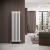 Reina Coneva Vertical Designer Radiator 1500mm H x 440mm W White
