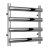 Reina Deno Designer Heated Towel Rail 496mm H x 500mm W Polished Stainless Steel