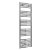 Reina Diva Curved Heated Towel Rail 1600mm H x 500mm W Chrome