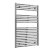 Reina Diva Curved Heated Towel Rail 1200mm H x 750mm W Chrome