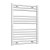 Reina Diva Straight Heated Towel Rail 800mm H x 600mm W White