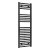Reina Diva Curved Black 25mm Heated Ladder Towel Rail