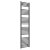 Reina Diva Flat Heated Towel Rail 1800mm H x 400mm W Anthracite