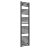Reina Diva Flat Heated Towel Rail 1800mm H x 400mm W Matt Black