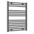 Reina Diva Flat Heated Towel Rail 800mm H x 600mm W Anthracite