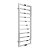 Reina Egna Heated Towel Rail 1255mm H x 500mm W Polished Stainless Steel