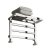 Reina Elvina Designer Heated Towel Rail 350mm H x 500mm W Chrome | Thumbnail Image
