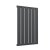 Reina Flat Single Designer Horizontal Radiator 600mm H x 440mm W Anthracite