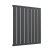 Reina Flat Single Designer Horizontal Radiator 600mm H x 588mm W Anthracite