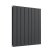 Reina Flat Double Designer Horizontal Radiator 600mm H x 588mm W Anthracite