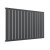 Reina Flat Single Designer Horizontal Radiator 600mm H x 1032mm W Anthracite