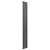 Reina Flat Single Designer Vertical Radiator 1600mm H x 218mm W - Anthracite