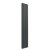 Reina Flat Double Designer Vertical Radiator 1600mm H x 292mm W - Anthracite