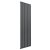Reina Flat Single Designer Vertical Radiator 1600mm H x 514mm W - Anthracite