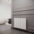 Reina Flat Double Designer Horizontal Radiator 600mm H x 810mm W White
